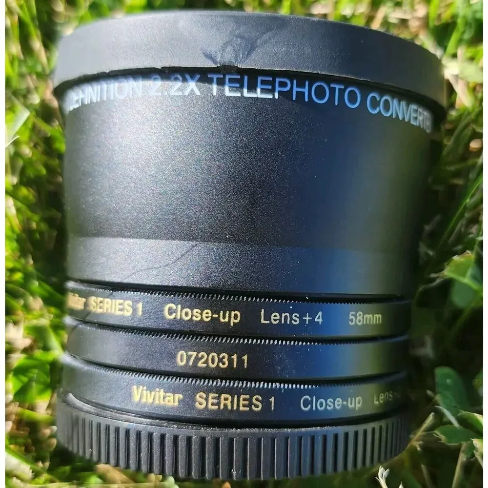 Vivitar HD4 MC AF HD 2.2x Telephoto Converter + Series 1 Close up Lens
